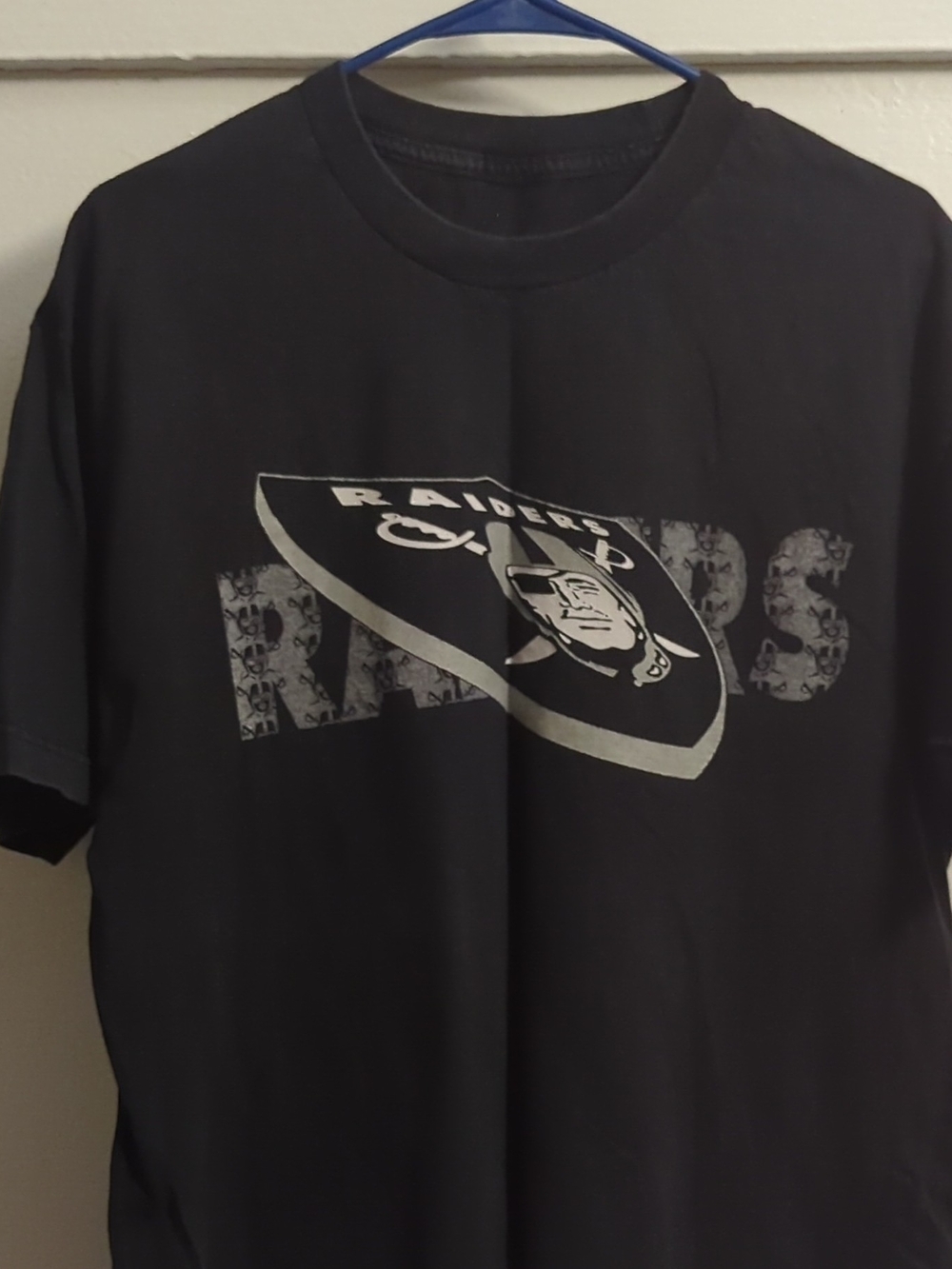 Raiders Black Graphic Short-Sleeve T-Shirt